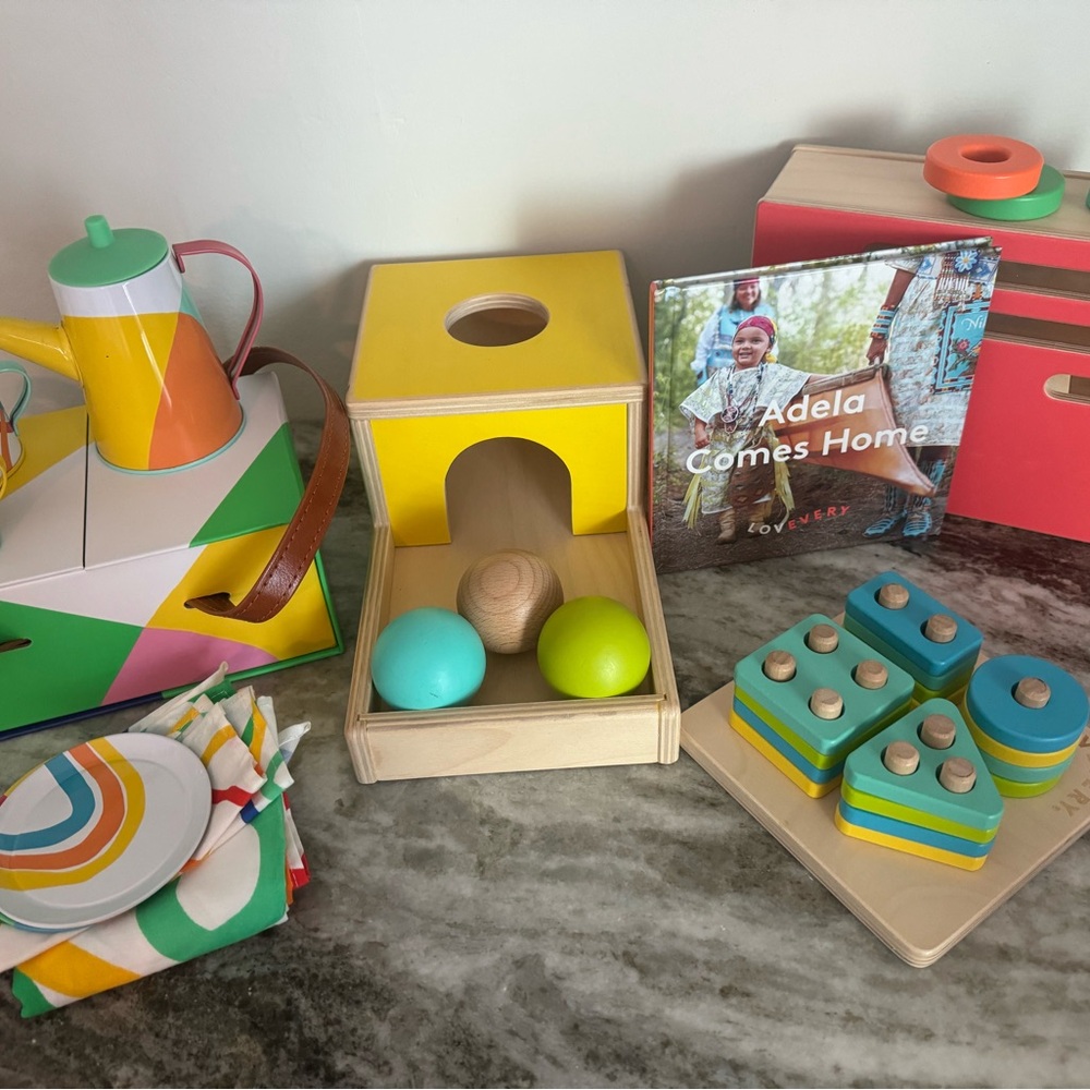 Lovevery Colorful Wooden Toy Set for Kids